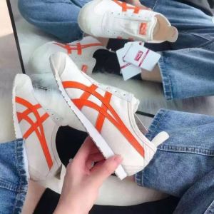 Onitsuk_a Tiger Mexico 66 Slip-On - OrangeWhite  Girls First Copy (D-1845)