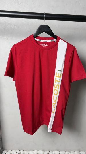 Lacost_e Vertical Stripe T-Shirt. 1235