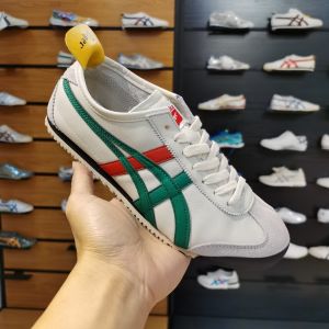 Onitsuk_a Tiger Mexico 66 - BirchGreen  Mens First Copy Retro Sneakers (D-1841)