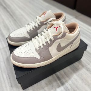 Air Jordan 1 Low Sail College Grey Hemp