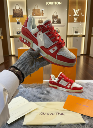 Louis-Vuitton-Trainer-Red