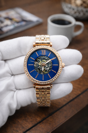 FOSSIL_WOMEN_AUTOMATIC_COPPER_BLUE_AT396