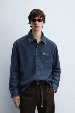 Lacost-e IMPORTED STORE ARTICLE DENIM SHIRT
