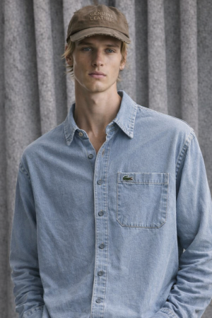 Lacost-e IMPORTED STORE ARTICLE DENIM SHIRT