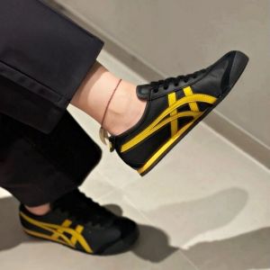 Onitsuk_a Tiger Mexico 66 Black Yellow Sneakers for Girls (D-2016)