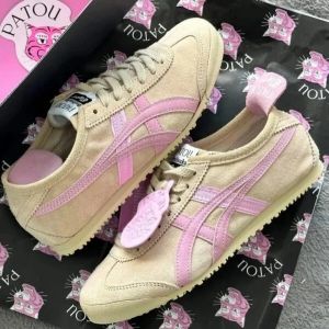 Onitsuk_a Tiger x PATOU Mexico 66 Putty Cotton Candy  Girls 7A Premium (D-2013)