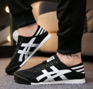 Onitsuk_a Tiger Mexico 66 Slip On Black White for Girls (D-2011)