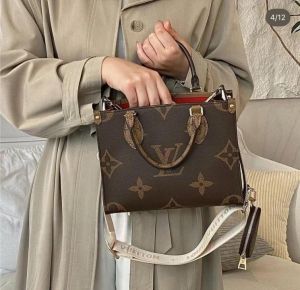 Louis_Vuitton Onthego MM Premium Quality (note damage box) (Brown) V-1088