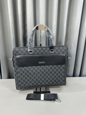 GUCC-I LEATHER LAPTOP BAG WITH STRAP VERY PREMIUM QUALITY