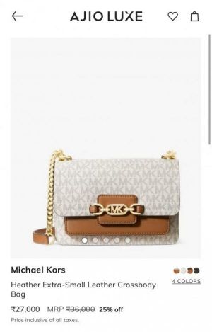 Michael_kors heather mini leather crossbody bag with box 595