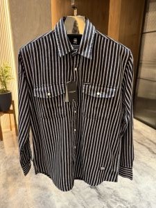GANT BLACK WHITE LINING PREMIUM DOUBLE POCKET SHIRTS 
