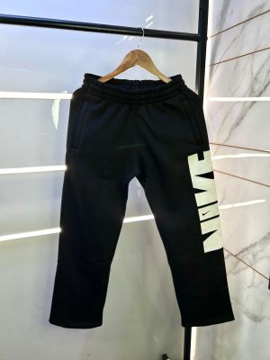 Nik e Imported Black Printed Super Premium Track Pant F2906-B3