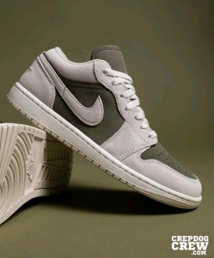 Nik_e Air Jordan Retro 1 se Medium Olive Sail 278