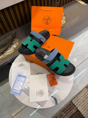 Hermes Mules Sandal Turquoise 281