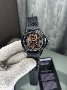 Jaco b And C O C R 7 Slver Black Premium Auto Movement Watch