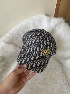 Dior_Cd_Oblique_Blue_Monogram_Premium_Unisex_Cap