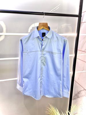 Arman_i Exchange Reflective Sky Premium Shirt With Brand Box Packing And Carry Bag F643-SKY