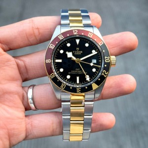 Tudo r Gold Silver Black Bay Automatic GMT S G