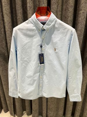 RALPH L-AUREN P-OLO IMPORTED STORE ARTICLE  SHIRT SKY BLUE