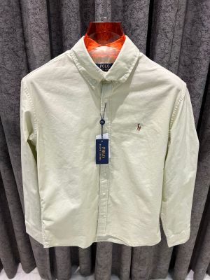 RALPH L-AUREN P-OLO IMPORTED STORE ARTICLE  SHIRT LIGHT GREEN