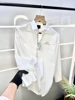 Arman i Exchange Reflective White Premium Shirt With Brand Box Packing And Carry Bag F2500 WH