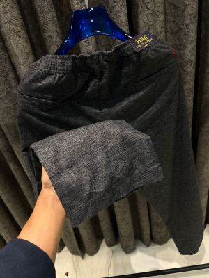 RALPH_LAUREN SIGNATURE LINEN PANTS