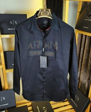 AX SHIRTS DIAMOND PATTERN BLACK M266-B