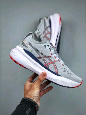 Asicss Gel Kayano 31 Piedmont Grey Fiery Red