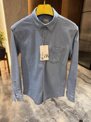 ZAR_A light  blue Denim single pocket store article 