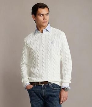 Ralph_Lauren imported pullovers white 