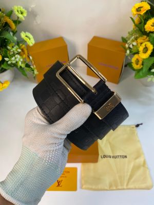 LOUIS_VUITTON PREMIUM FORMAL BELT WID OG BOX ETC 206