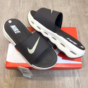 Nik.e Classic Cloud Sole Premium Brown Cream Flip-Flop