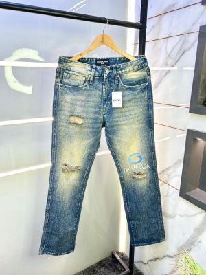 Balenciaga Imported Super Premium Blue Denim Jeans F2957-BU