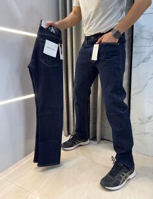 Calvi n Klei n Navy Raw wash Imported Hyperflex Denim