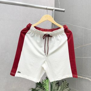 Lacost_e White Red Premium Shorts 518