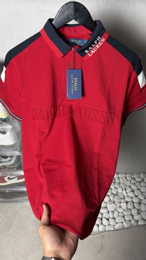 Ralph Laure_n Embossed Signature Polo T-Shirt 1315