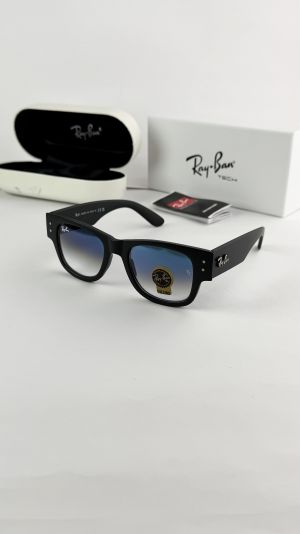RAYBAN BLACK BLUE SHADED 840