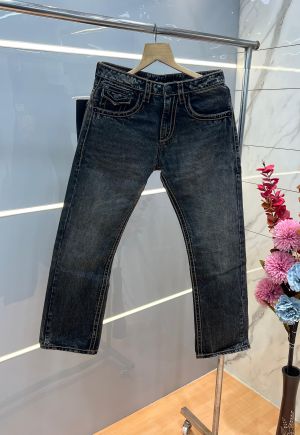 True Religio n Boot cut Premium Imported Stretchable lycra fabric Denim with back flap pocket Design 3782