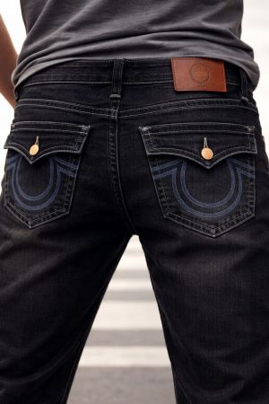 True Religio n Green Shade Straight fit Premium Imported Stretchable Lycra Fabric Denim with Back Flap pocket Design 3395