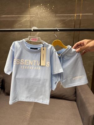 SALE ESSENTIAL_S SKY BLUE KIDS CORD SET TSHIRT SHORTS