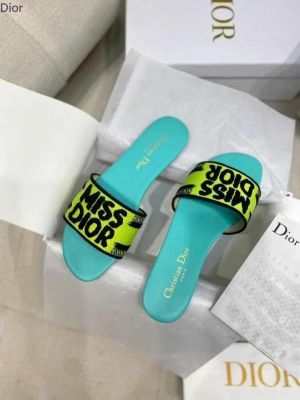 Miss_Dior_Premium_Dway_Slide_With_OG_Box_&_Carry_Bag_(Yellow_Green-1062)