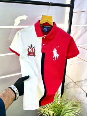 Ralp h Lauren Polo Red Premium Collar Neck T-shirt F2830-RE