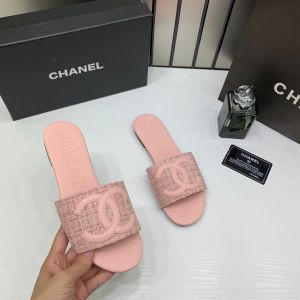 Chanel_Tweed_Fabric_Slide_Sandals_With_OG_Box_&_Carry_Bag_Pink_CC_Logo_1892