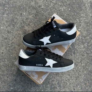 GOLDEN GOOSE SUPERSTAR BLACK WHITE