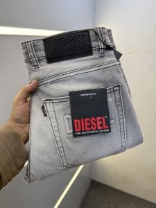 DIESE-L PREMIUM GREY DENIM JEANS STRAIGHT FIT LENGHT 41
