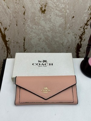 COAC_H WALLET WITH OG BOX PREMIUM QUALITY BRANDING IN ALL (DLIGHT PINK 1812-1)