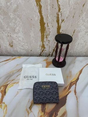 GUESS PREMIUM WALLET WITH OG BOX DUST BAG black GXD005
