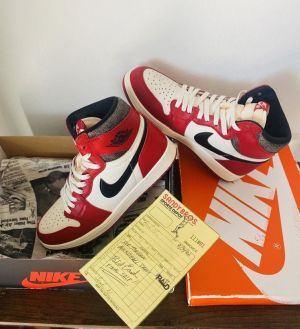 Air Jordan Retro 1 High Lost And Found With OG Box Yellow Bill OG POWDER SOLE SEMI UA