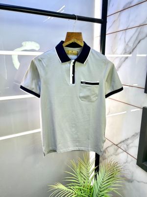 Gucc i Grey Premium Collar Neck Polo T-shirt F2952-GY
