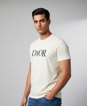 DIO_R OFFWHITE CLASSIC PRINTED STORE ATICLE TSHIRT